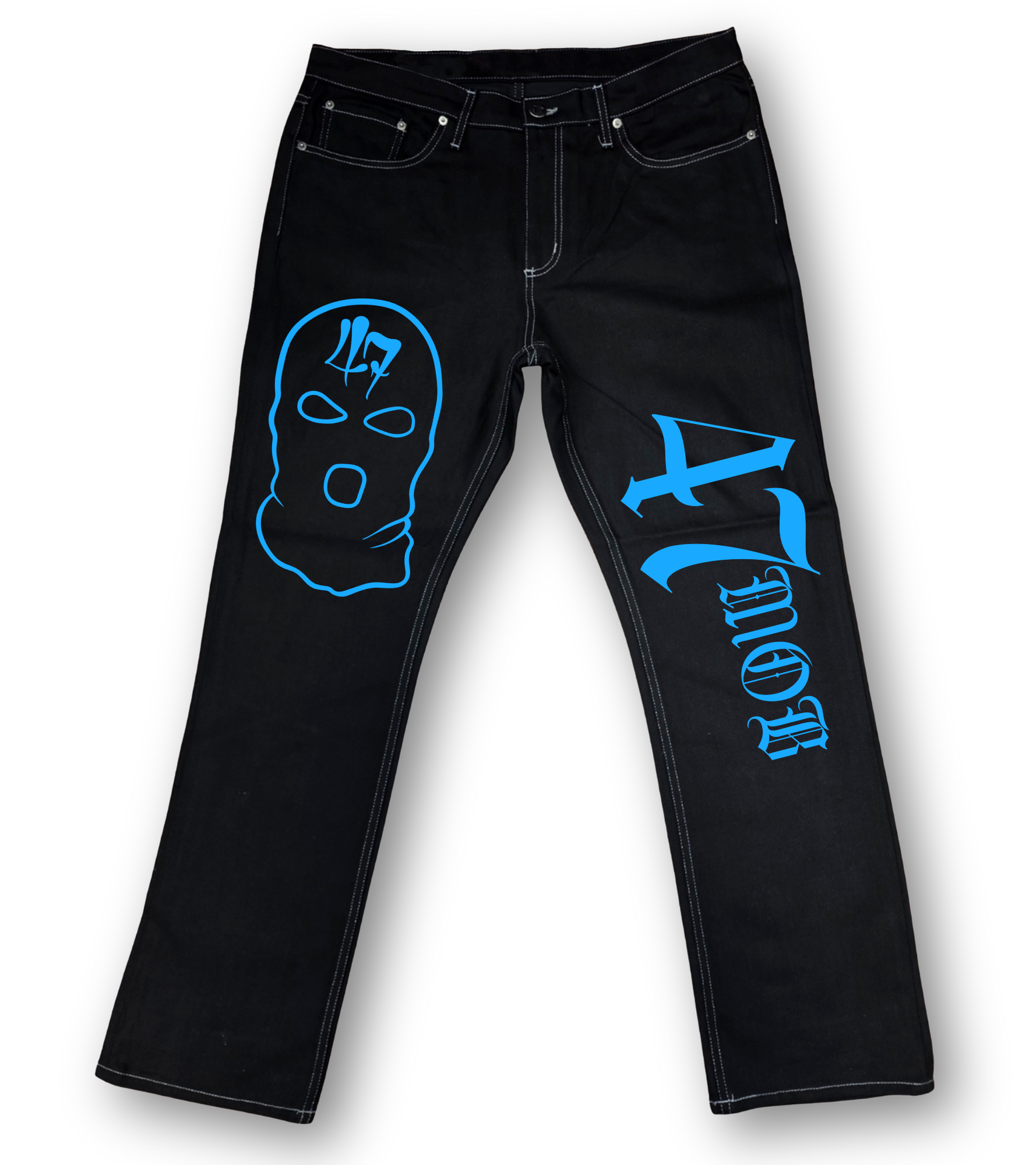 Sucios 47MOB Jet Black Denim Jeans