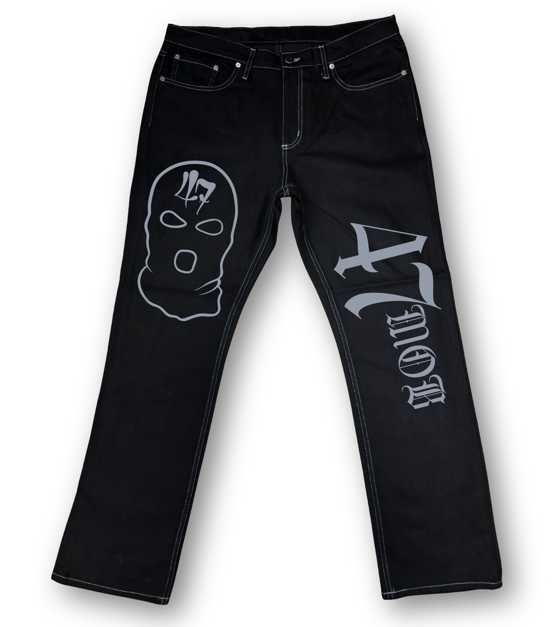 Sucios 47MOB Jet Black Denim Jeans