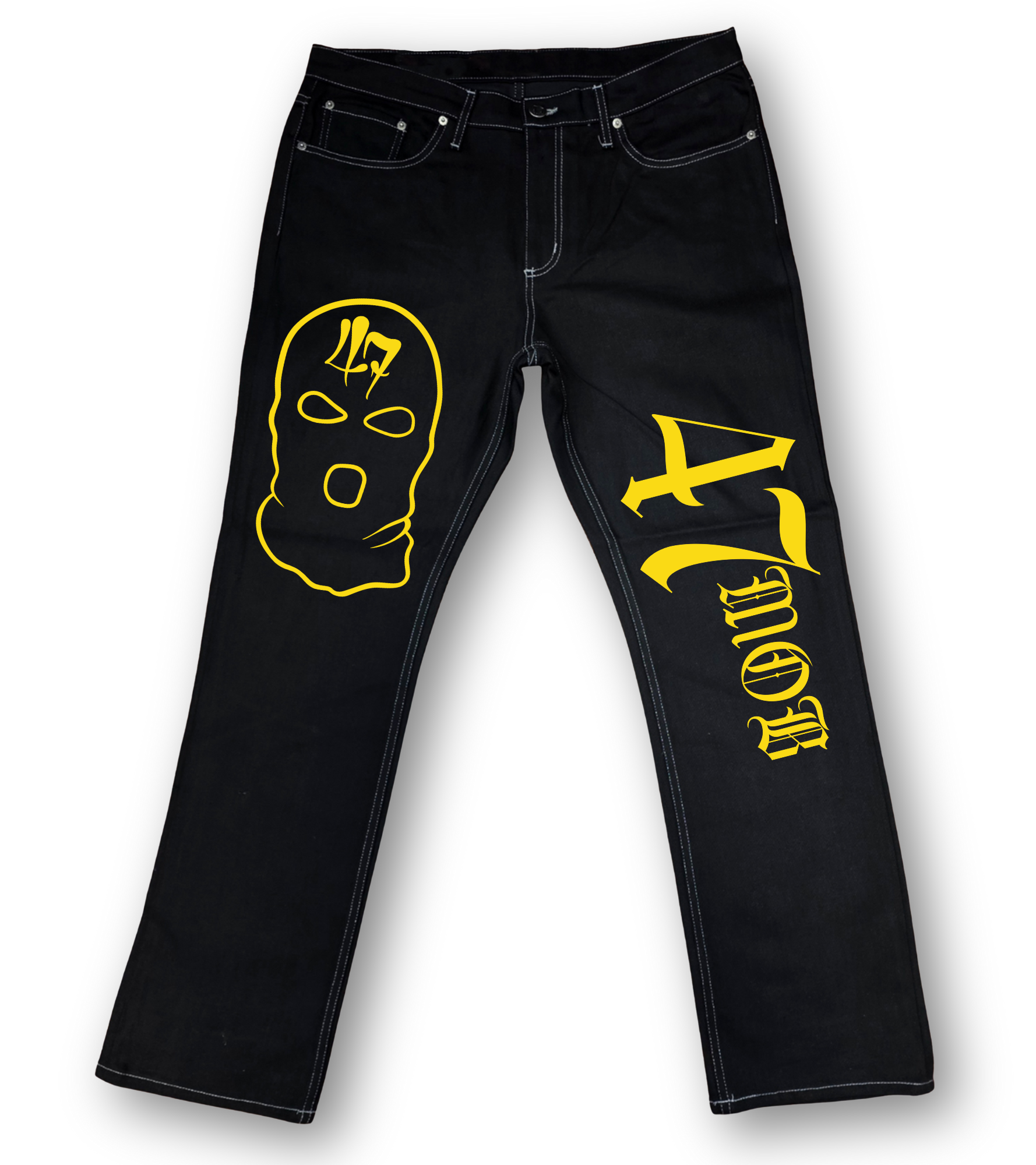 Sucios 47MOB Jet Black Denim Jeans