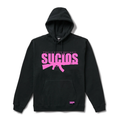 Sucios Original Logo Hoodie (Black/Pink)