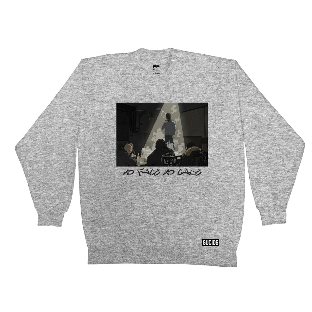 Sucios No Face No Case Crewneck (+2 colors)